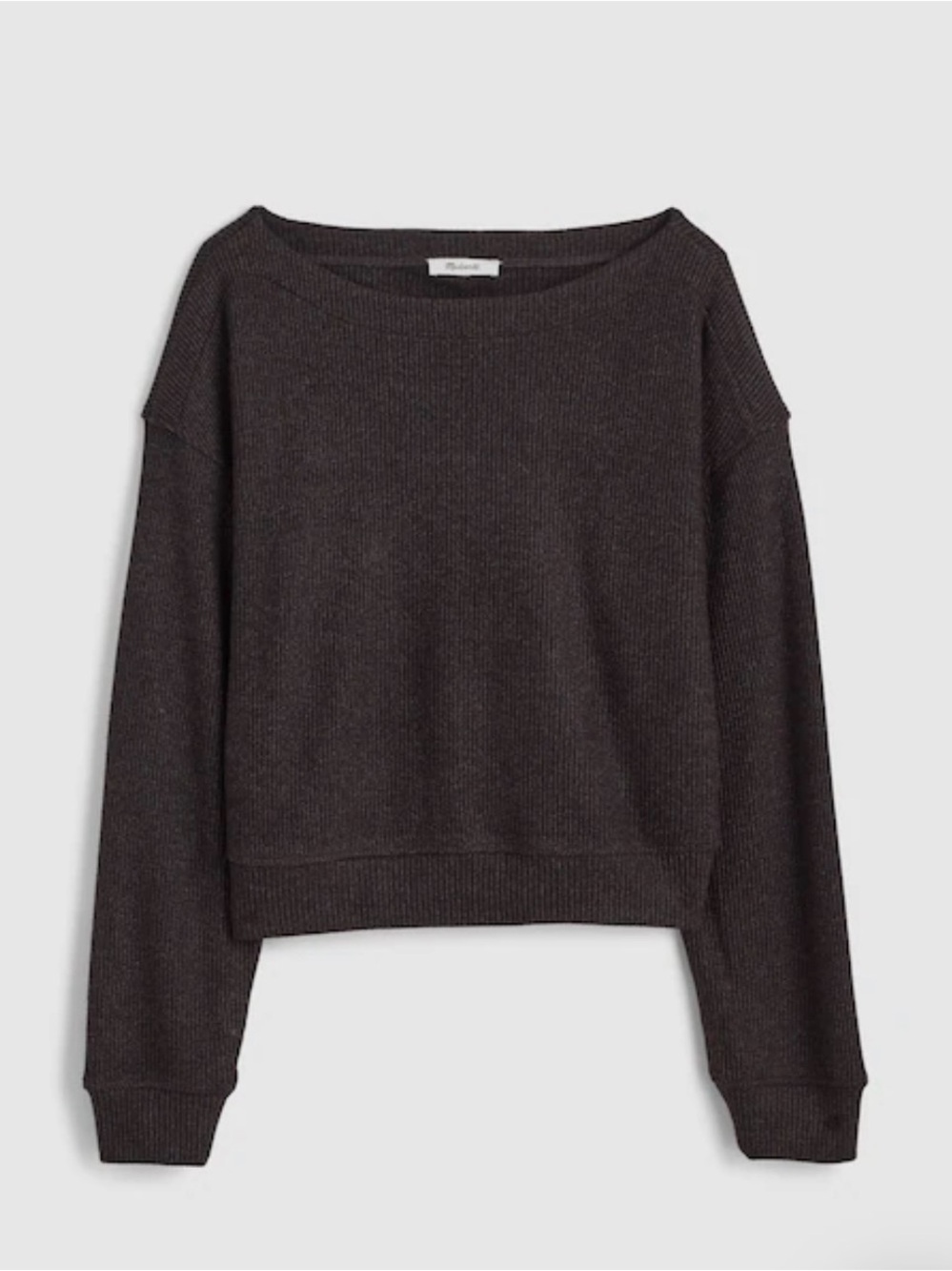 Women's Dark Charcoal Crewneck Sweater